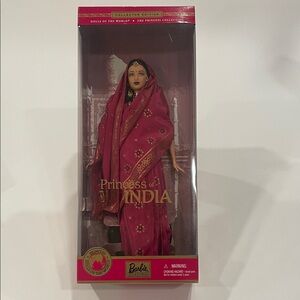 Barbie Princess of India in Pink and Gold